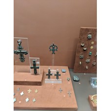 Byzantine crosses and jewelry collection
